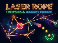 ເກມ Laser Rope : Physics & Magnet Engine