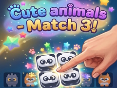 ເກມ Cute animals - Match 3!