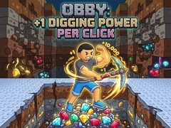 ເກມ Obby: +1 Digging Power per Click