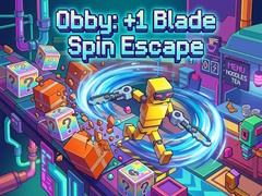 ເກມ Obby: +1 Blade Spin Escape