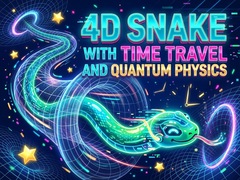 ເກມ 4D Snake with Time travel and Quantum Physics
