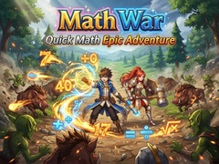 ເກມ Math War: Quick Math Epic Adventure
