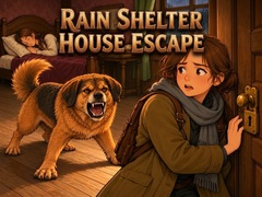 ເກມ Rain Shelter House Escape