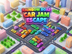 ເກມ Rainbow Road Car Jam Escape