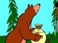 ເກມ Masha and the Bear: The tea from a samovar